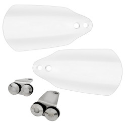 PartzBiz HD MEB7221 - Memphis Shades Black Opaque Hand Wind Guards Shields Harley 18+ Softail M-Eight PartzBiz HD MEB7221 - Memphis Shades Black Opaque Hand Wind Guards Shields Harley 18+ Softail M-Eight