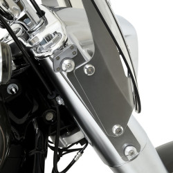 PartzBiz HD MEM6000 - Memphis Shades Fats 13” Clear Windshield Screen Harley Softail Fat Boy 18+ FLFB