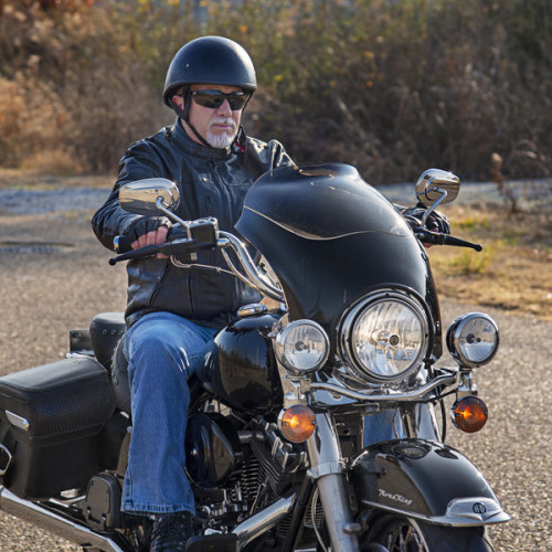 PartzBiz HD: 3471283-Memphis Shades Black Bullet Fairing Windshield Harley Touring Road King FLHR 94+ PartzBiz HD: 3471283-Memphis Shades Black Bullet Fairing Windshield Harley Touring Road King FLHR 94+