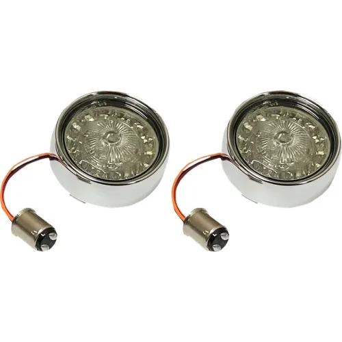 PartzBiz HD: -Custom Dynamics ProBeam PB-BB-RR-1157 Bullet Chrome Bezel Red Turn Signal Insert PB-BB-RR-1157-CR 2020-1595 20201595 best for indicator performance wuality oem replacement lens PartzBiz HD: -Custom Dynamics ProBeam PB-BB-RR-1157 Bullet Chrome Bezel Red Turn Signal Insert PB-BB-RR-1157-CR 2020-1595 20201595 best for indicator performance wuality oem replacement lens