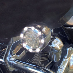PartzBiz HD PB-BR-RR-57-BS - Custom Dynamics Black Bullet Ringz Amber White LED Turn Signals 1157 Smoke Lens | Custom Dynamics PartzBiz HD PB-BR-RR-57-BS - Custom Dynamics Black Bullet Ringz Amber White LED Turn Signals 1157 Smoke Lens | Custom Dynamics