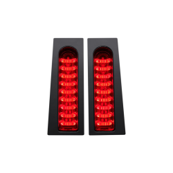 PartzBiz HD PB-FILL-23-RB - Custom Dynamics ProBEAM Fillerz Black Saddlebag RED LED Lights Harley 23-24 PartzBiz HD PB-FILL-23-RB - Custom Dynamics ProBEAM Fillerz Black Saddlebag RED LED Lights Harley 23-24
