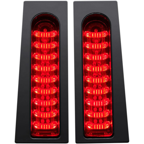 PartzBiz HD: -Custom Dynamics PB-FILL-RB ProBEAM Fillerz กระเป๋าข้างไฟ LED Harley FL 14-Up