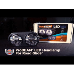 PartzBiz HD PB-RG13A-B - Custom Dynamics ProBeam Black Adaptive 2 LED Headlamp Harley FLTR 98-13 FXD PB-RG13A-B 2001-2134 20012134 FLTCU FLHX FLHR FLTR FLHT FLTRX electra road street glide ultra light PartzBiz HD PB-RG13A-B - Custom Dynamics ProBeam Black Adaptive 2 LED Headlamp Harley FLTR 98-13 FXD PB-RG13A-B 2001-2134 20012134 FLTCU FLHX FLHR FLTR FLHT FLTRX electra road street glide ultra light