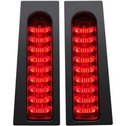 PartzBiz HD PB-SB-SS8-CR - Custom Dynamics PB-SB-SS8-CR Chrome/Red Saddlebag LED Accent Light 10-13 CVO | PB-SB-SS8-CR PartzBiz HD PB-SB-SS8-CR - Custom Dynamics PB-SB-SS8-CR Chrome/Red Saddlebag LED Accent Light 10-13 CVO | PB-SB-SS8-CR