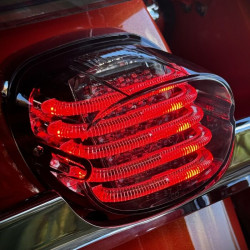 PartzBiz HD PB-TL-LPW-R - Custom Dynamics PB-TL-SBW-R Smoke ProBeam LED Squareback Taillight '19 FLHT 2010-1363 20101363 PartzBiz HD PB-TL-LPW-R - Custom Dynamics PB-TL-SBW-R Smoke ProBeam LED Squareback Taillight '19 FLHT 2010-1363 20101363