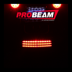 PartzBiz HD PB-TRI-3-RED - Custom Dynamics PB-TL-SBW-R Red ProBeam LED Tribar Taillight 14-19 FLH FLT 2040-2261 20402261 PartzBiz HD PB-TRI-3-RED - Custom Dynamics PB-TL-SBW-R Red ProBeam LED Tribar Taillight 14-19 FLH FLT 2040-2261 20402261