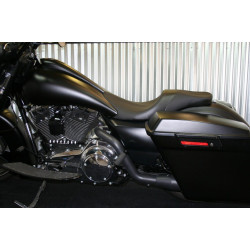 PartzBiz HD PYO-STK08-1 - Danny Gray 2-Up Seat For Paul Yaffe Stretched Tank 08-2021 Harley Touring STK08 PartzBiz HD PYO-STK08-1 - Danny Gray 2-Up Seat For Paul Yaffe Stretched Tank 08-2021 Harley Touring STK08