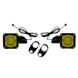 PartzBiz HD SD-RG-FT-YB - Black/Yellow Shark Demon LED Turn Signals PartzBiz HD SD-RG-FT-YB - Black/Yellow Shark Demon LED Turn Signals