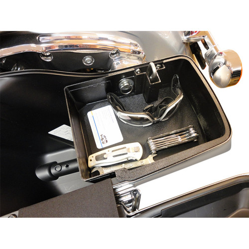 PartzBiz HD: 3449385-HardBagger Top Shelf Right Saddlebag Tray Organizer 2014-2020 Harley Touring PartzBiz HD: 3449385-HardBagger Top Shelf Right Saddlebag Tray Organizer 2014-2020 Harley Touring