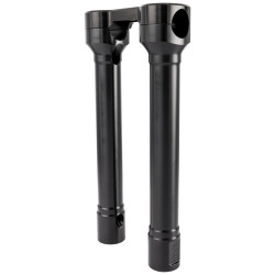 PartzBiz HD TSC-1010-1 - Thrashin’ Hole Shot Risers 10” Black Aluminum Pair Top Clamp 1” dia OE Harley PartzBiz HD TSC-1010-1 - Thrashin’ Hole Shot Risers 10” Black Aluminum Pair Top Clamp 1” dia OE Harley