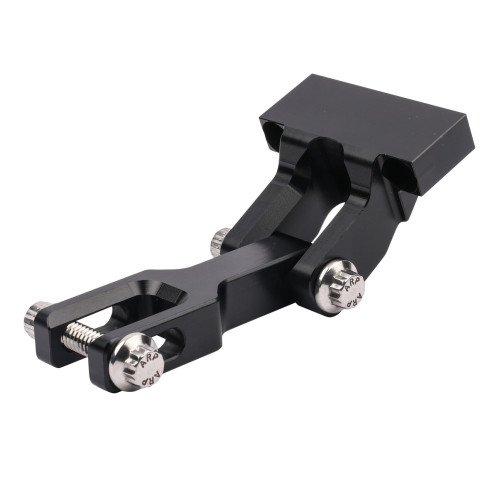 PartzBiz HD: 3488555-Thrashin OG Riser Speedometer Gauge Relocation Bracket อลูมิเนียมสีดำ Harley PartzBiz HD: 3488555-Thrashin OG Riser Speedometer Gauge Relocation Bracket อลูมิเนียมสีดำ Harley