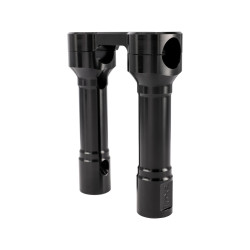 PartzBiz HD TSC-6100-1 - Thrashin’ Hole Shot Risers 6” Black Aluminum Pair Top Clamp 1” dia OE Harley PartzBiz HD TSC-6100-1 - Thrashin’ Hole Shot Risers 6” Black Aluminum Pair Top Clamp 1” dia OE Harley