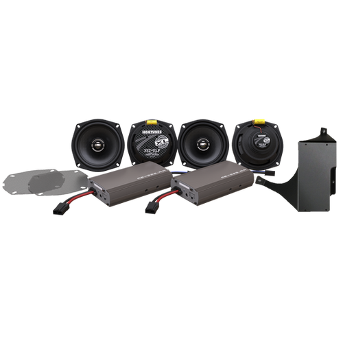 PartzBiz HD: 3472041-Hogtunes XL Series 450 Watt Amplified Amp 4 Speaker Kit Harley Ultra FLHT 98-13 PartzBiz HD: 3472041-Hogtunes XL Series 450 Watt Amplified Amp 4 Speaker Kit Harley Ultra FLHT 98-13