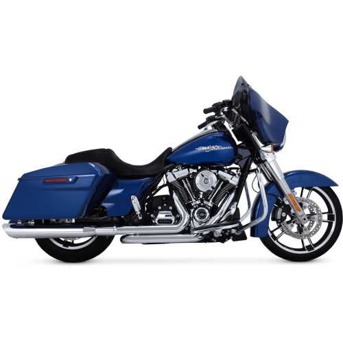 PartzBiz HD: 4400825-Vance & Hines 17383 Chrome Pro Pipe 2 into 1 Exhaust สำหรับ Harley Touring FL 17-22 | 17383 PartzBiz HD: 4400825-Vance & Hines 17383 Chrome Pro Pipe 2 into 1 Exhaust สำหรับ Harley Touring FL 17-22 | 17383