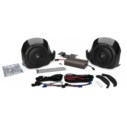 PartzBiz HD: 3460052-Hogtunes Wild Boar 300 Watt Amp 2 Channel Lower Speakers Harley Liquid Cooled
