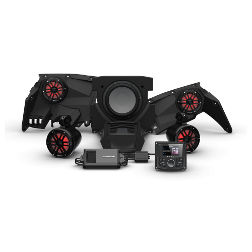 PartzBiz HD: 3485866-Rockford Fosgate Stage 4 Gen3 Audio Speakers System Plug-n-Play BT Can-Am 17-22