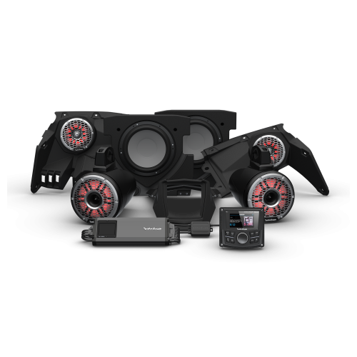 PartzBiz HD: 3485870-Rockford Fosgate Stage 6 Gen3 Audio Speakers System Plug-n-Play BT Can-Am 17-22