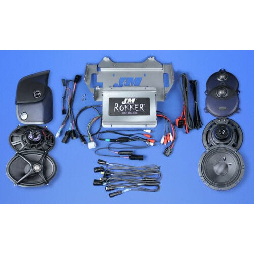 PartzBiz HD: 3449590-J&M ROKKERฌÆ XXR Extreme 800w 4-Speaker Amp Install Kit 14+ Harley Street Glide PartzBiz HD: 3449590-J&M ROKKERฌÆ XXR Extreme 800w 4-Speaker Amp Install Kit 14+ Harley Street Glide