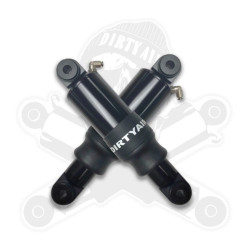 PartzBiz HD da-rsvrod - Dirty Air Black Rear Aluminum Air Ride Shocks Suspension Kit Pair Harley V-Rod PartzBiz HD da-rsvrod - Dirty Air Black Rear Aluminum Air Ride Shocks Suspension Kit Pair Harley V-Rod