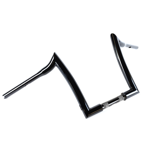 PartzBiz HD: 3487225-Factory 47 Classic 47 Ape Hanger Handlebars 12” 1-1/4” Black Harley Softail Dyna