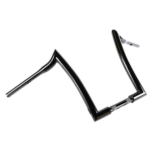 PartzBiz HD: 3487227-Factory 47 Classic 47 Ape Hanger Handlebars 14” 1-1/4” Black Harley Softail Dyna