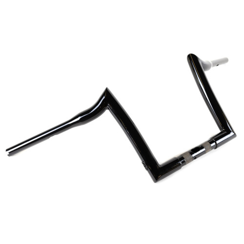 PartzBiz HD: 3487323-Factory 47 Signature Ape Hanger Handlebars 10” 1-1/4” Black Harley FLTR 15-22 PartzBiz HD: 3487323-Factory 47 Signature Ape Hanger Handlebars 10” 1-1/4” Black Harley FLTR 15-22