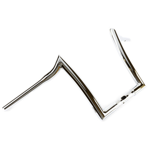 PartzBiz HD: 3487331-Factory 47 Signature Ape Hanger Handlebars 12” 1-1/4” Chrome Harley FLTR 15-22