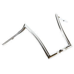PartzBiz HD hb1825016c - Factory 47 แฮนด์บาร์ Signature Ape Hanger 16‚” 1-1/4‚” Chrome Harley FLTR 15-22