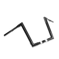 PartzBiz HD hb1835012b - Factory 47 STR Miter Ape Hanger แฮนด์บาร์ 12‚” TBW Black Harley FLTR 15-22