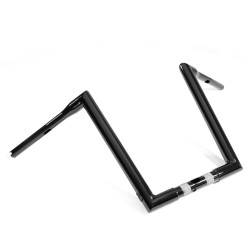 PartzBiz HD hb1835014b - Factory 47 STR Miter Ape Hanger แฮนด์บาร์ 14‚” TBW Black Harley FLTR 15-22
