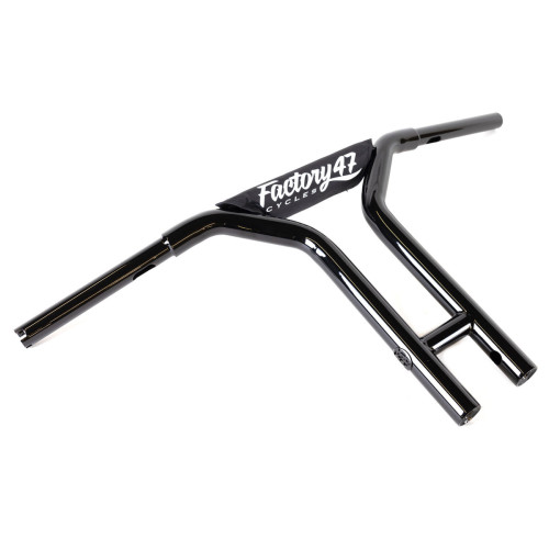 PartzBiz HD: 3487286-Factory 47 MX47 Bar T Handlebars 14” 1-1/4” Black Straight Harley Softail Dyna PartzBiz HD: 3487286-Factory 47 MX47 Bar T Handlebars 14” 1-1/4” Black Straight Harley Softail Dyna