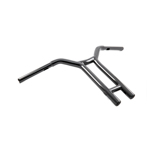 PartzBiz HD: 3487221-Factory 47 Cali Bar T Handlebars 14” 1-1/4” Gloss Black Harley Softail Dyna