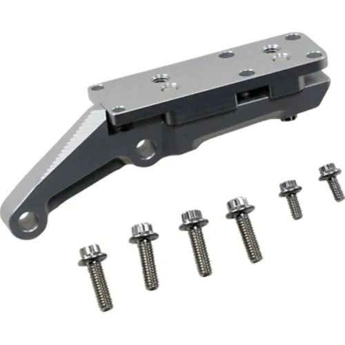 PartzBiz HD: 3467872-Alloy Art OEM Caliper Mounts Ambidextrous Clear Anodized Harley Softail Touring PartzBiz HD: 3467872-Alloy Art OEM Caliper Mounts Ambidextrous Clear Anodized Harley Softail Touring