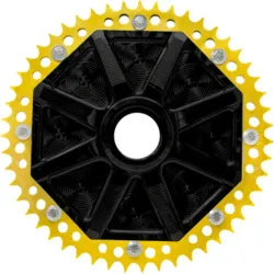 PartzBiz HD G2UCC53-12 - 53 Tooth Universal Black Gold Cush Drive Chain Conversion System Harley Touring PartzBiz HD G2UCC53-12 - 53 Tooth Universal Black Gold Cush Drive Chain Conversion System Harley Touring