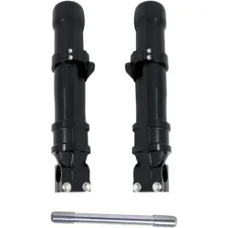 PartzBiz HD 49LLFX-2 - Alloy Art 49MM Lower Fork Legs Billet Black Anodize Front End Harley 06-17 Dyna PartzBiz HD 49LLFX-2 - Alloy Art 49MM Lower Fork Legs Billet Black Anodize Front End Harley 06-17 Dyna