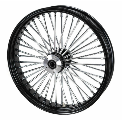 PartzBiz HD: 3489971-21 3.5 46 สีดำ Fat Spoke ล้อหน้าเดี่ยวแผ่นดิสก์ Harley Softail Touring 07+ PartzBiz HD: 3489971-21 3.5 46 สีดำ Fat Spoke ล้อหน้าเดี่ยวแผ่นดิสก์ Harley Softail Touring 07+
