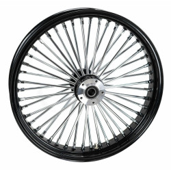 PartzBiz HD ACM2135BLKRMHBDD-25MM - 21x3.5 46 Fat King Spoke ล้อหน้าขอบสีดำ Dual Disc 08+ Harley Touring PartzBiz HD ACM2135BLKRMHBDD-25MM - 21x3.5 46 Fat King Spoke ล้อหน้าขอบสีดำ Dual Disc 08+ Harley Touring