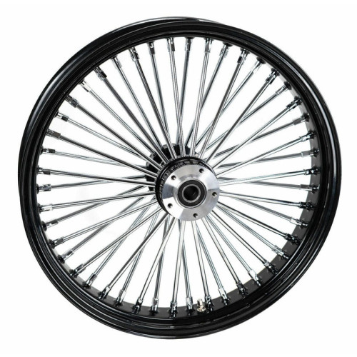 PartzBiz HD: 3489973-21x3.5 46 Fat King Spoke ล้อหน้าขอบสีดำ Dual Disc 08+ Harley Touring PartzBiz HD: 3489973-21x3.5 46 Fat King Spoke ล้อหน้าขอบสีดำ Dual Disc 08+ Harley Touring