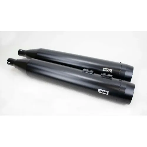 PartzBiz HD: 3476715-4.5” Black Snub Nose Slip-On Mufflers Exhaust Pipes 95-16 Harley Touring Bagger PartzBiz HD: 3476715-4.5” Black Snub Nose Slip-On Mufflers Exhaust Pipes 95-16 Harley Touring Bagger
