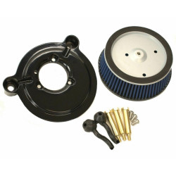 PartzBiz HD ACMSUCKERBT-BLK - Black Sucker High Flow Stage 1 เครื่องกรองอากาศไอดี Harley Big Twin Cam PartzBiz HD ACMSUCKERBT-BLK - Black Sucker High Flow Stage 1 เครื่องกรองอากาศไอดี Harley Big Twin Cam