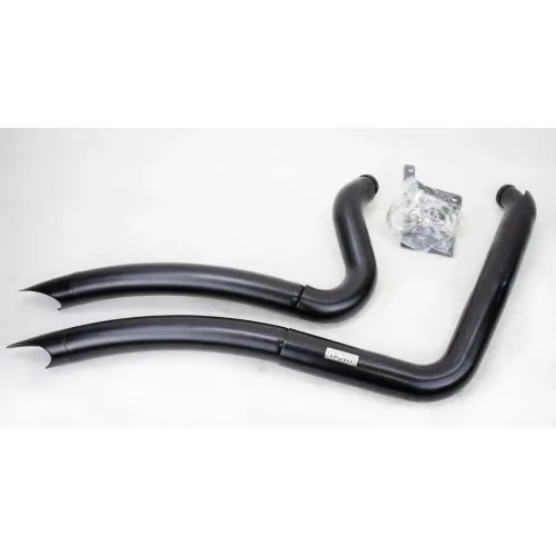 PartzBiz HD: 3476717-Black Big Radius Radius Curves ระบบท่อลากท่อไอเสียแบบเต็ม Harley Dyna 91-05 PartzBiz HD: 3476717-Black Big Radius Radius Curves ระบบท่อลากท่อไอเสียแบบเต็ม Harley Dyna 91-05