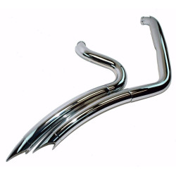 PartzBiz HD ACM 26071 - 2 1/4‚” Chrome Big Radius Radius Curves ระบบท่อลากท่อไอเสียแบบเต็ม Harley Dyna PartzBiz HD ACM 26071 - 2 1/4‚” Chrome Big Radius Radius Curves ระบบท่อลากท่อไอเสียแบบเต็ม Harley Dyna