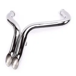PartzBiz HD HD002C - Chrome 2‚” LAF LAF Drag Pipes Exhaust Harley Softail Chopper Custom Bobber 84+ PartzBiz HD HD002C - Chrome 2‚” LAF LAF Drag Pipes Exhaust Harley Softail Chopper Custom Bobber 84+