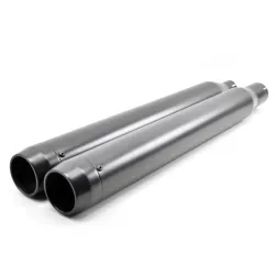 PartzBiz HD ACMRINE17B - 3.5” Black Snub Slip-On Mufflers Exhaust Pipes 2017-2020 Harley Touring Bagger PartzBiz HD ACMRINE17B - 3.5” Black Snub Slip-On Mufflers Exhaust Pipes 2017-2020 Harley Touring Bagger