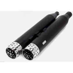 PartzBiz HD ACMCHS17B4.5 - 4.5‚” ท่อท่อไอเสียสลิปออนสวิสชีสสีดำ 2017+ Harley Touring M8 PartzBiz HD ACMCHS17B4.5 - 4.5‚” ท่อท่อไอเสียสลิปออนสวิสชีสสีดำ 2017+ Harley Touring M8