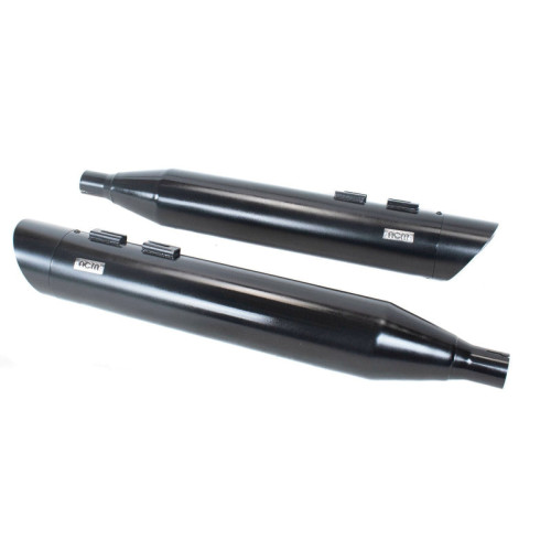 PartzBiz HD: 3477683-4” Black Slash Freedom Tip Slip-On Mufflers Exhaust Pipes 95-16 Harley Touring PartzBiz HD: 3477683-4” Black Slash Freedom Tip Slip-On Mufflers Exhaust Pipes 95-16 Harley Touring