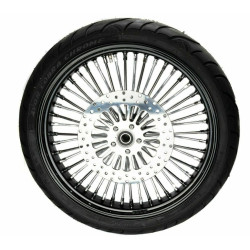PartzBiz HD ACM2135BLKRMHBDD-25mmABS-BWPACKA - 21 3.5 สีดำ 46 แพ็คเกจล้อ Fat King Spoke BW Dual Disc Harley Touring 2008+ PartzBiz HD ACM2135BLKRMHBDD-25mmABS-BWPACKA - 21 3.5 สีดำ 46 แพ็คเกจล้อ Fat King Spoke BW Dual Disc Harley Touring 2008+