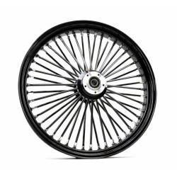 PartzBiz HD ACM2135BLKOUTSD - 21 x 3.5 Blackout 46 Fat Spoke Front ขอบล้อสีดำ Harley Softail Single Disc PartzBiz HD ACM2135BLKOUTSD - 21 x 3.5 Blackout 46 Fat Spoke Front ขอบล้อสีดำ Harley Softail Single Disc