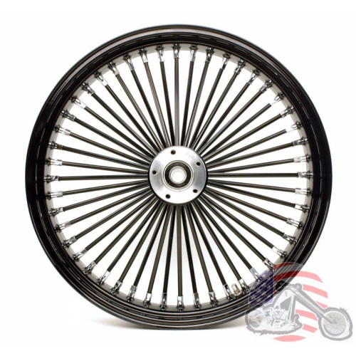 PartzBiz HD: 3476101-21 x 3.5 Blackout 46 ล้อหน้าแบบ Fat Spoke พร้อมดุมขอบสีดำ Harley Dual Disc PartzBiz HD: 3476101-21 x 3.5 Blackout 46 ล้อหน้าแบบ Fat Spoke พร้อมดุมขอบสีดำ Harley Dual Disc